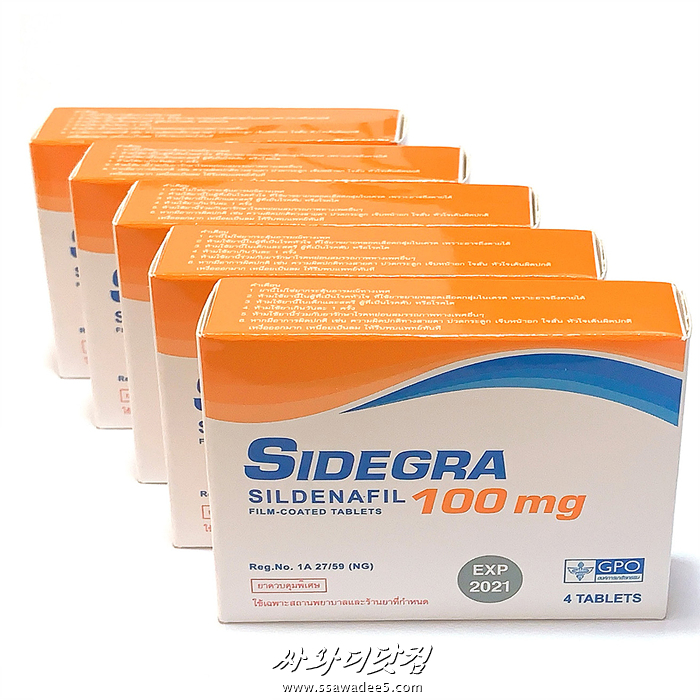 (5Pack 20정)시데그라 Sidegra 100mg