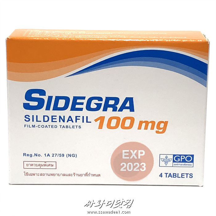 (5Pack 20정)시데그라 Sidegra 100mg